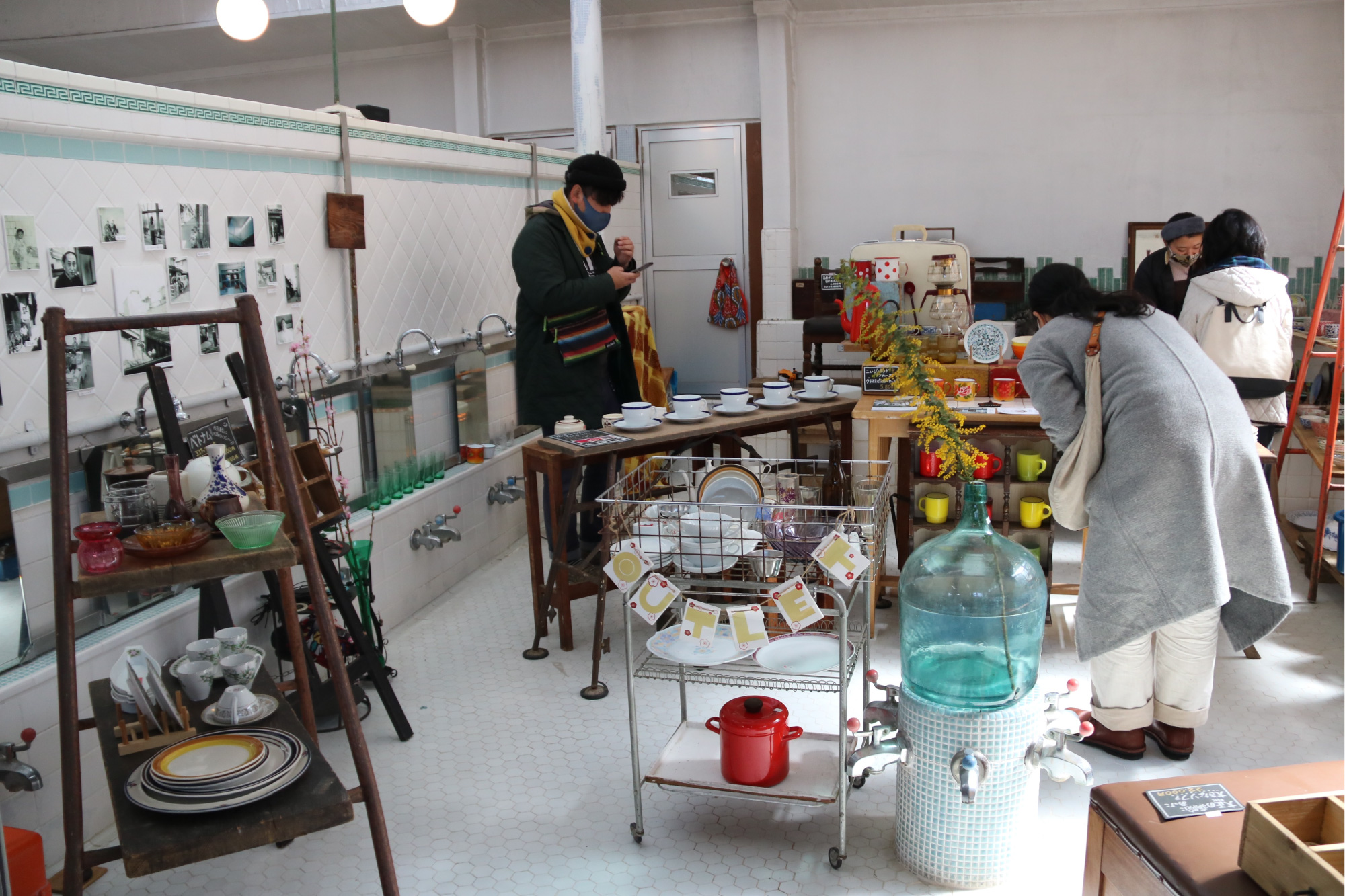上田の街、歩いて楽しむ　古道具や古着販売の催し