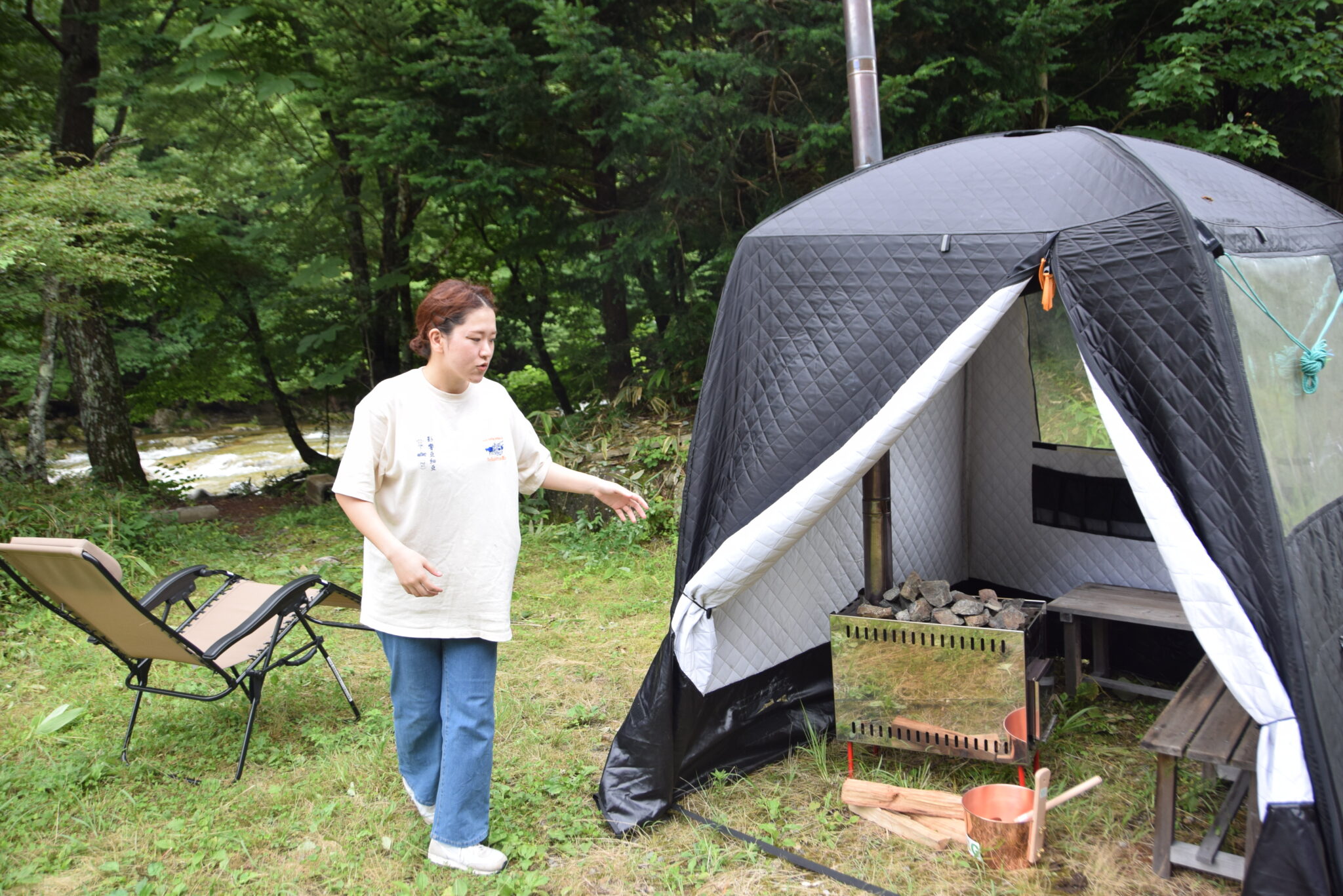 サウナにはまった元編集者　テントサウナでまちおこし　上松町