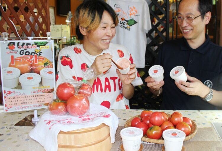 サウナ後は熱波師のトマトシャーベットを　南箕輪村「大芝の湯」