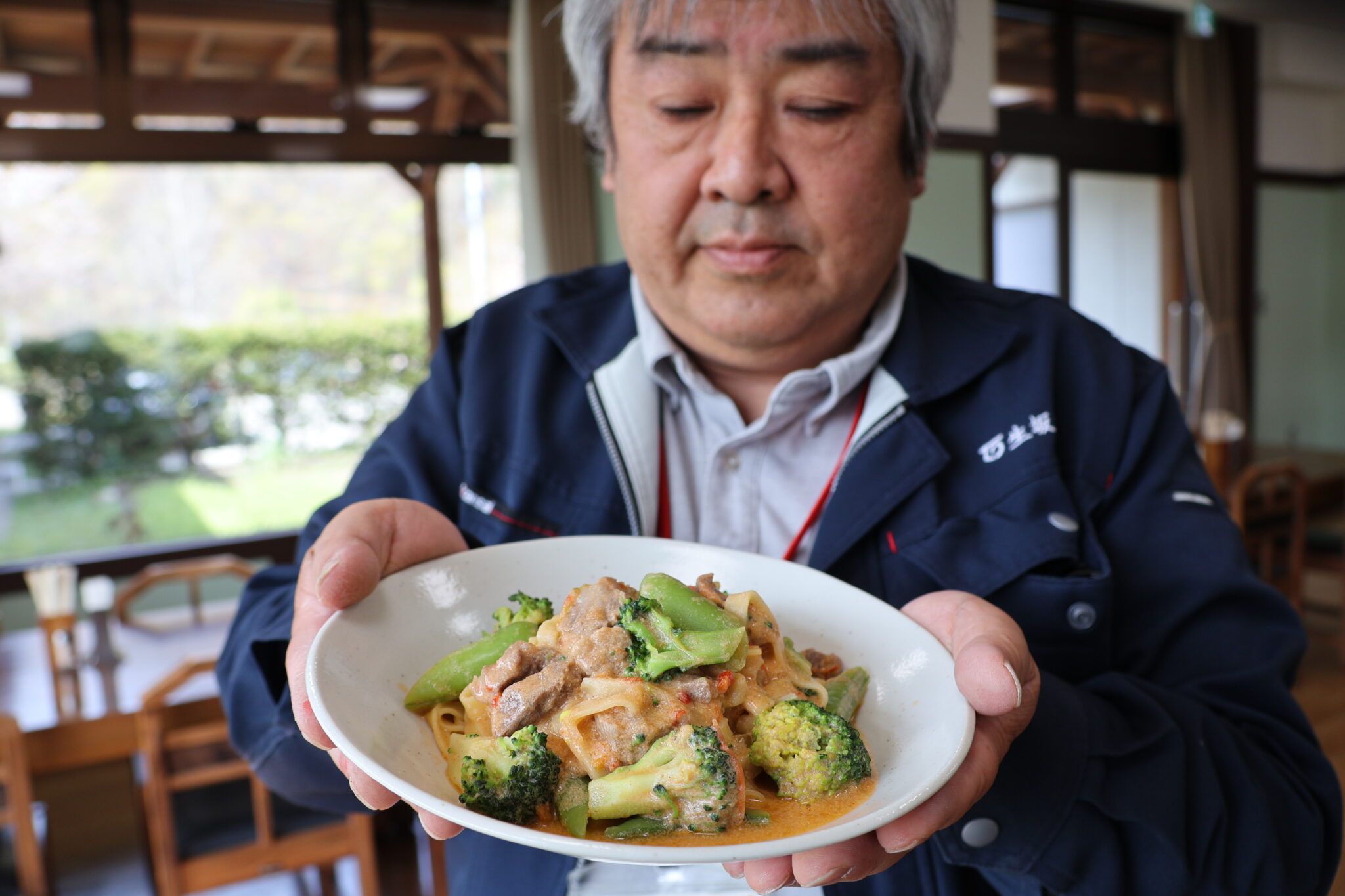 月替わりパスタが人気　生坂村の「やまなみ荘」